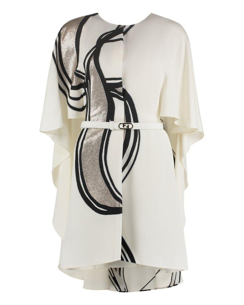 Fendi Silk Cady Dress Lyst