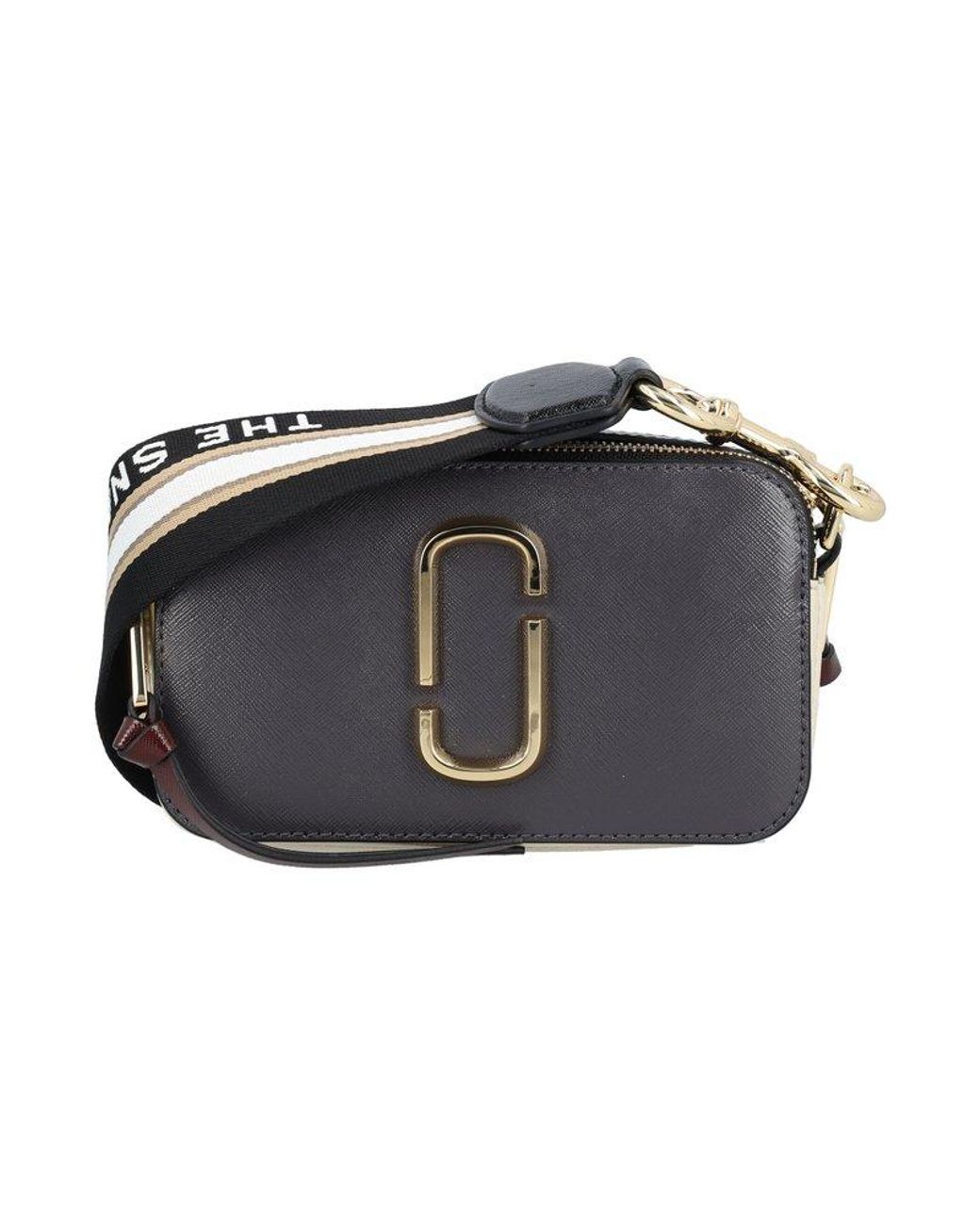Marc Jacobs Snapshot Leather Crossbody Bag in Black Lyst