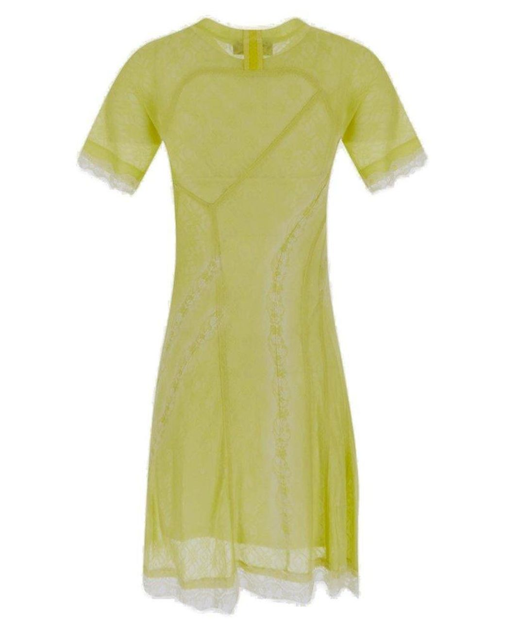 Koché lace-trim sleeveless maxi dress - Blue