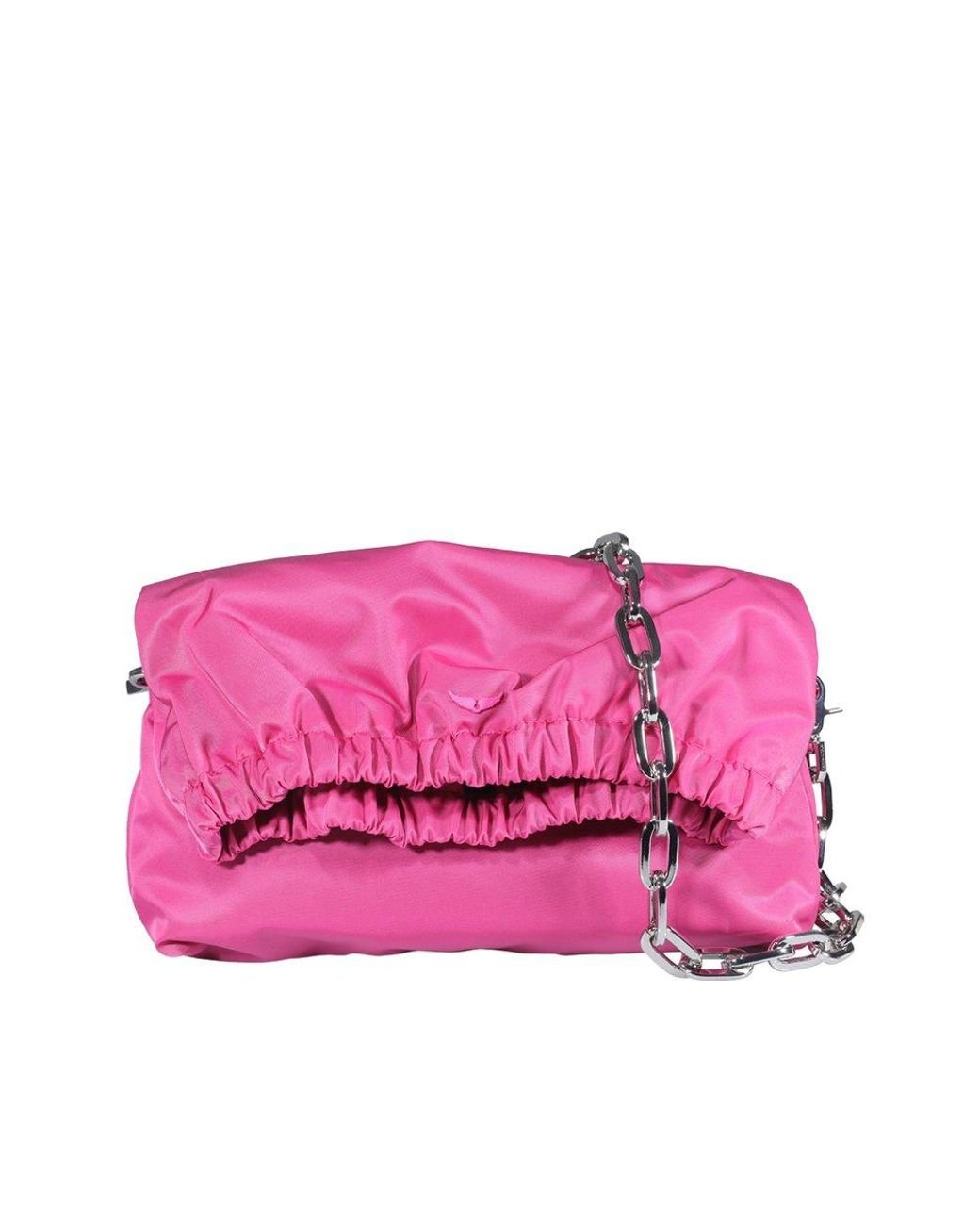 Zadig & Voltaire Rockyssime Shoulder Bag in Pink Lyst