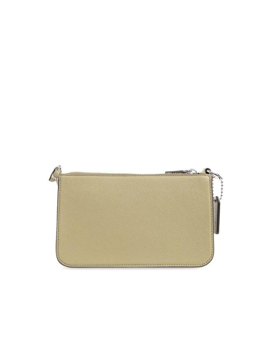 Cream coach online purse