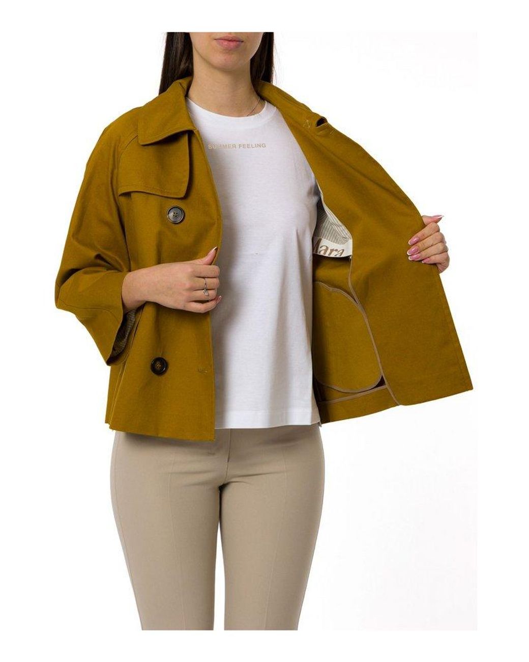 アウターその他 MAX MARA Women Outer ARIANNA YELLOW 9021115406001-a-
