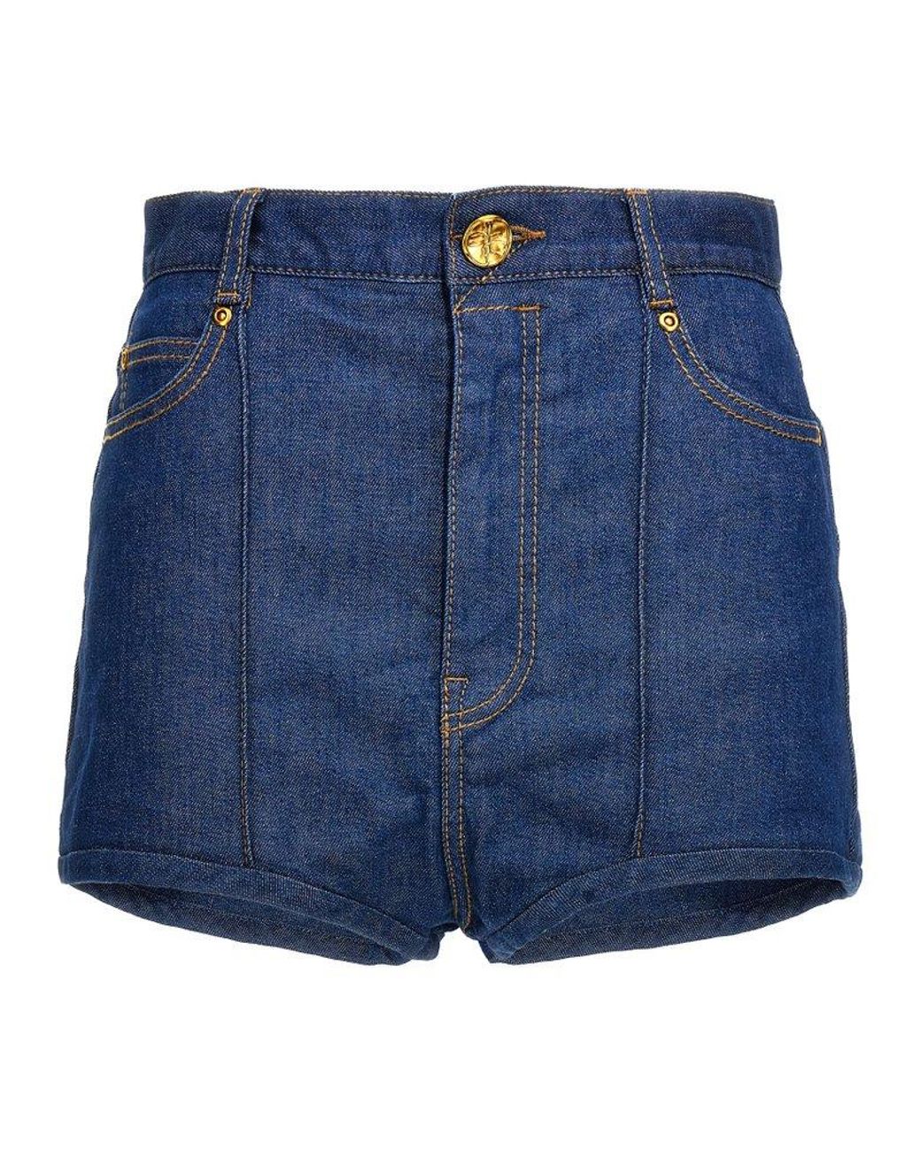 Zimmermann Matchmaker Denim Dance Shorts in Blue Lyst UK