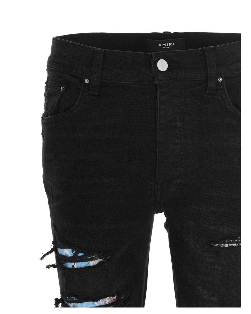 amiri hawaiian patch jeans
