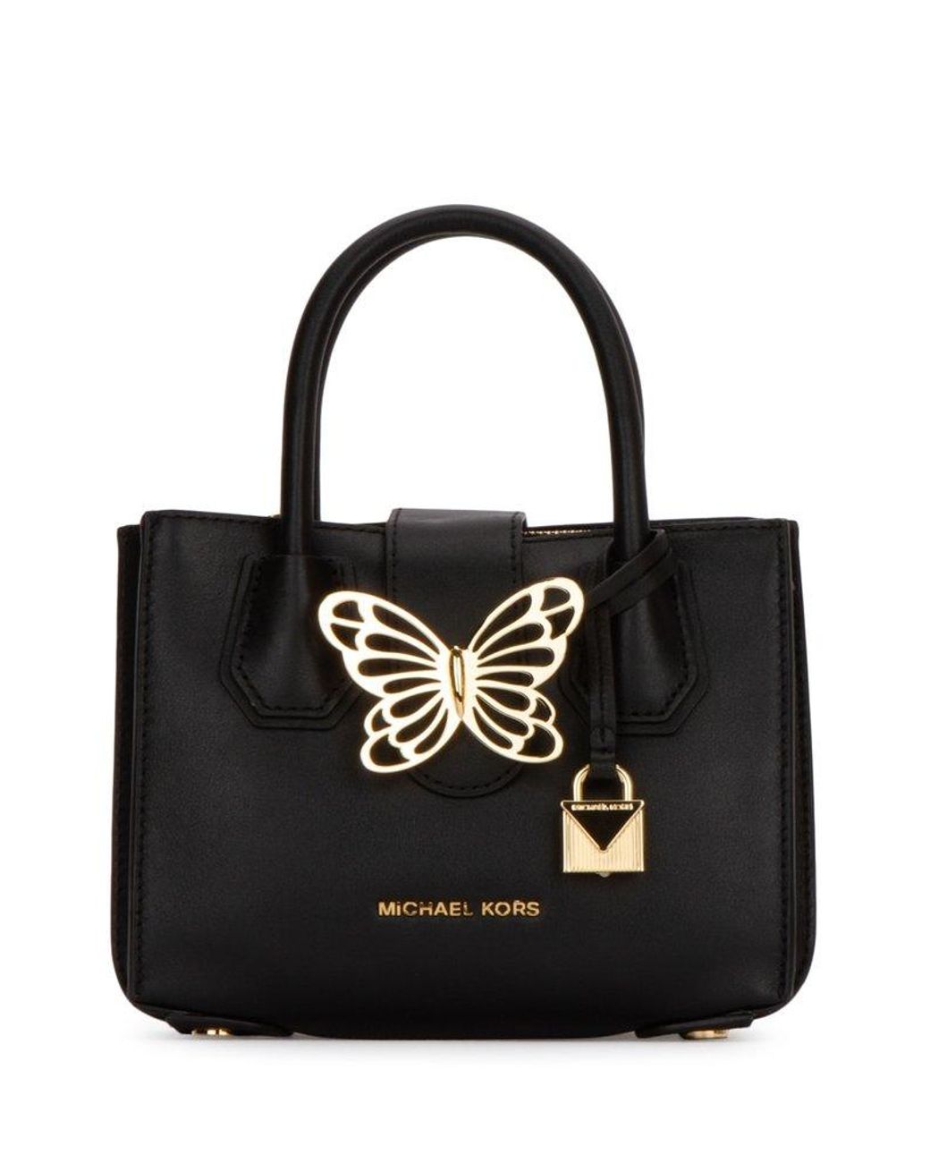 MICHAEL Michael Kors Butterfly Embellished Tote Bag in Black | Lyst