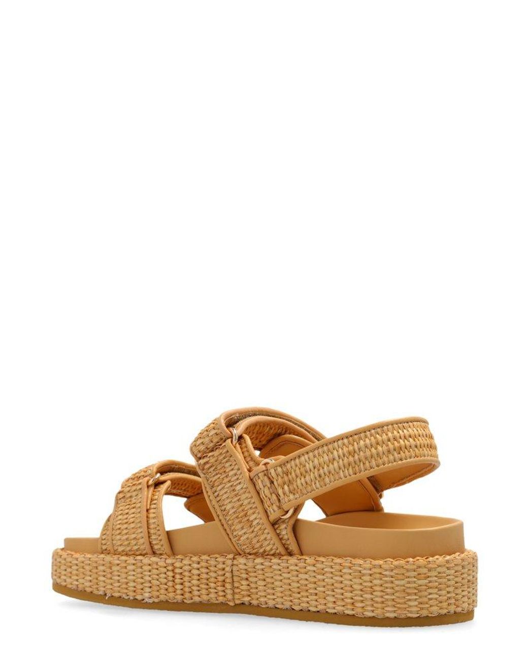【Tory Burch】Raffia Kira Sandals ベージュ Kira raffia sandals in beige - Tory Burch | Mytheresa