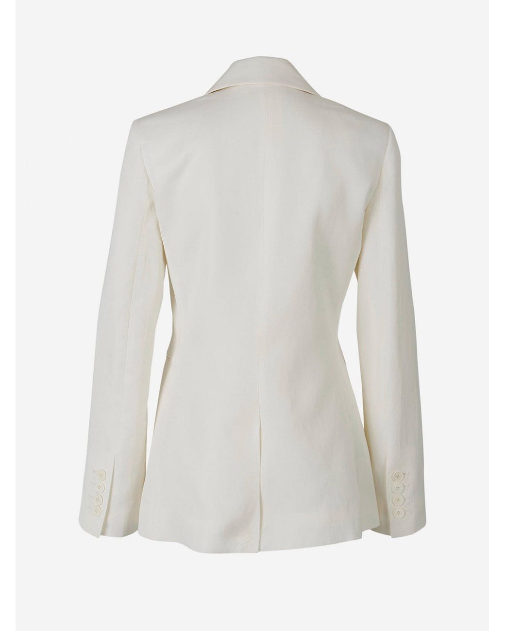 the row white blazer