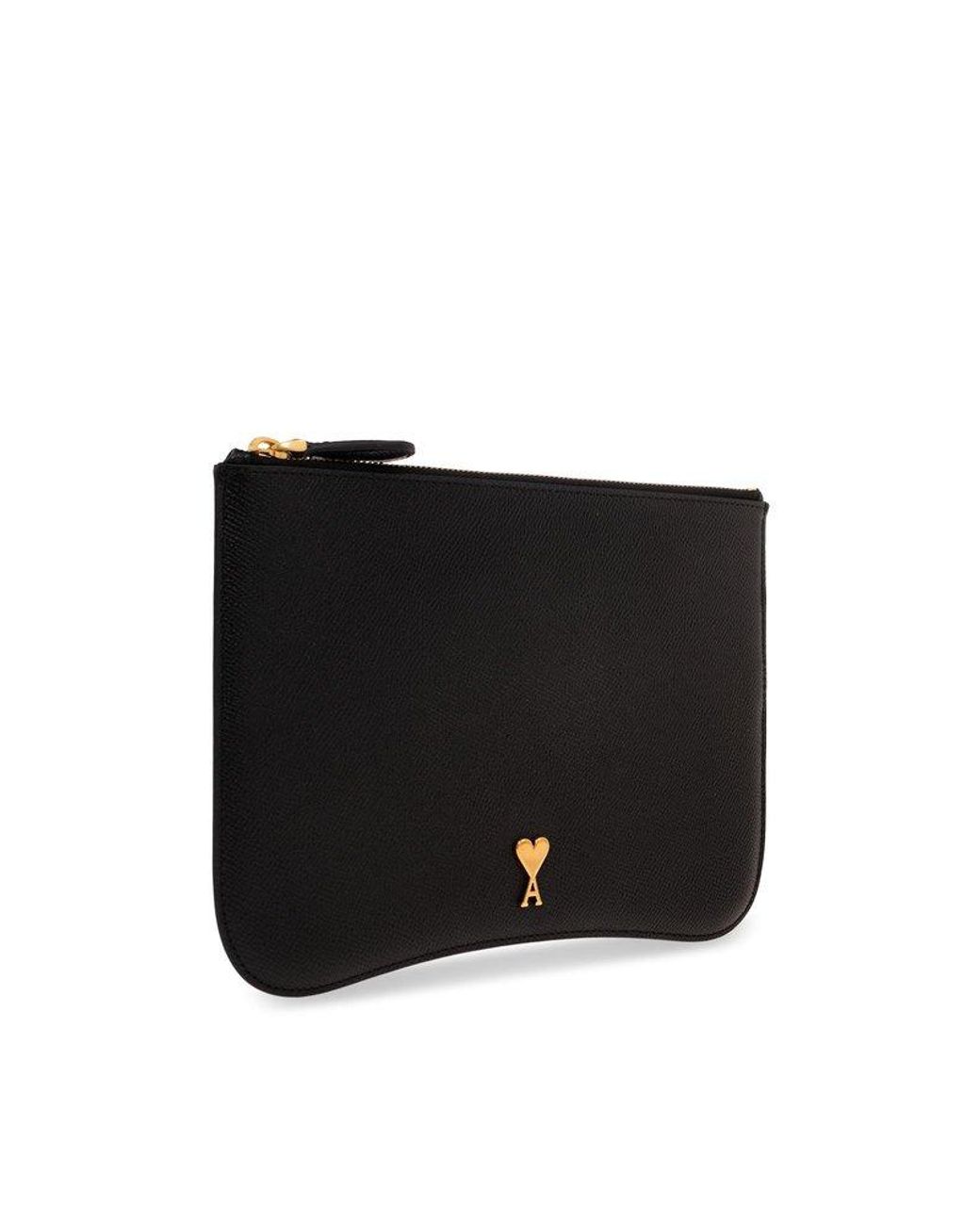 Ami Paris Pouch With Logo in Black | Lyst