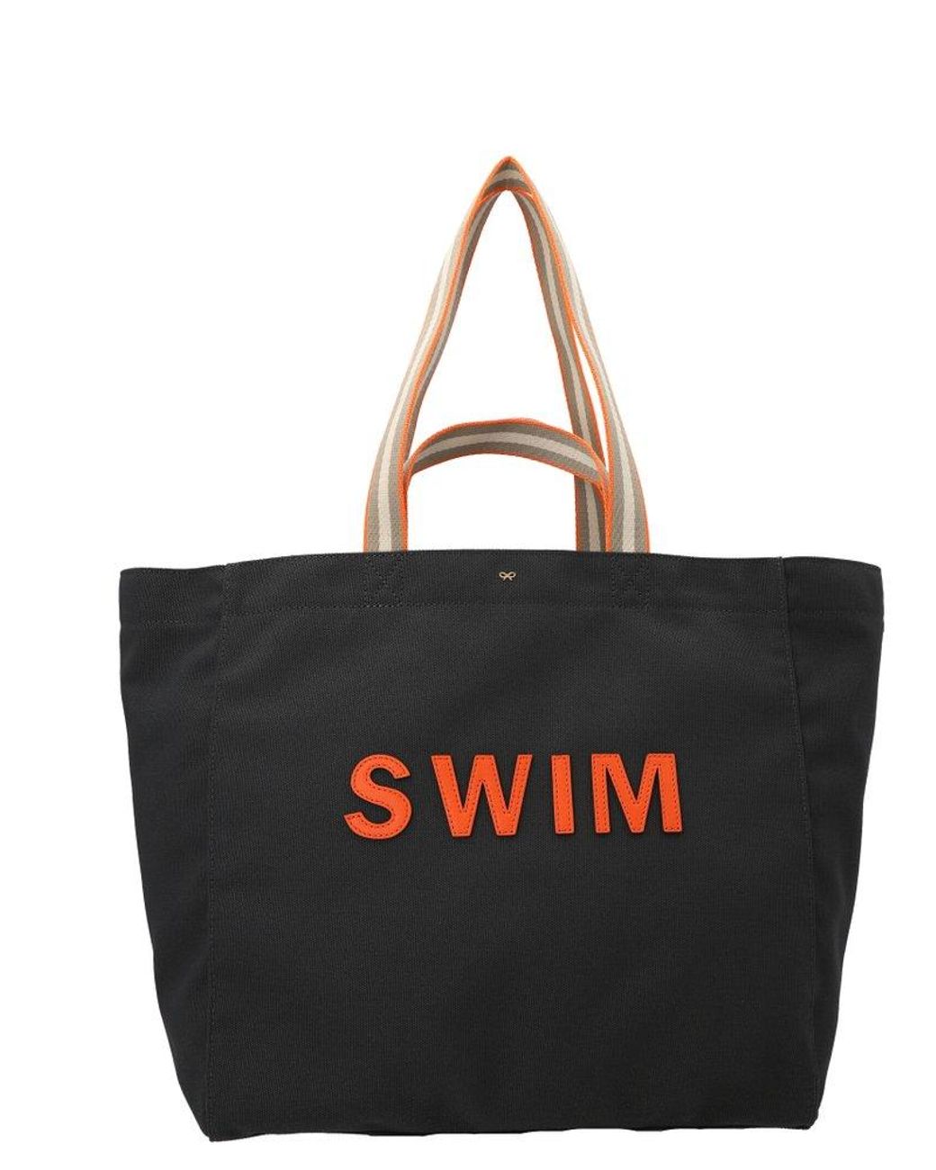 Anya Hindmarch Canvas Swim Household Tote Bag in Black Lyst