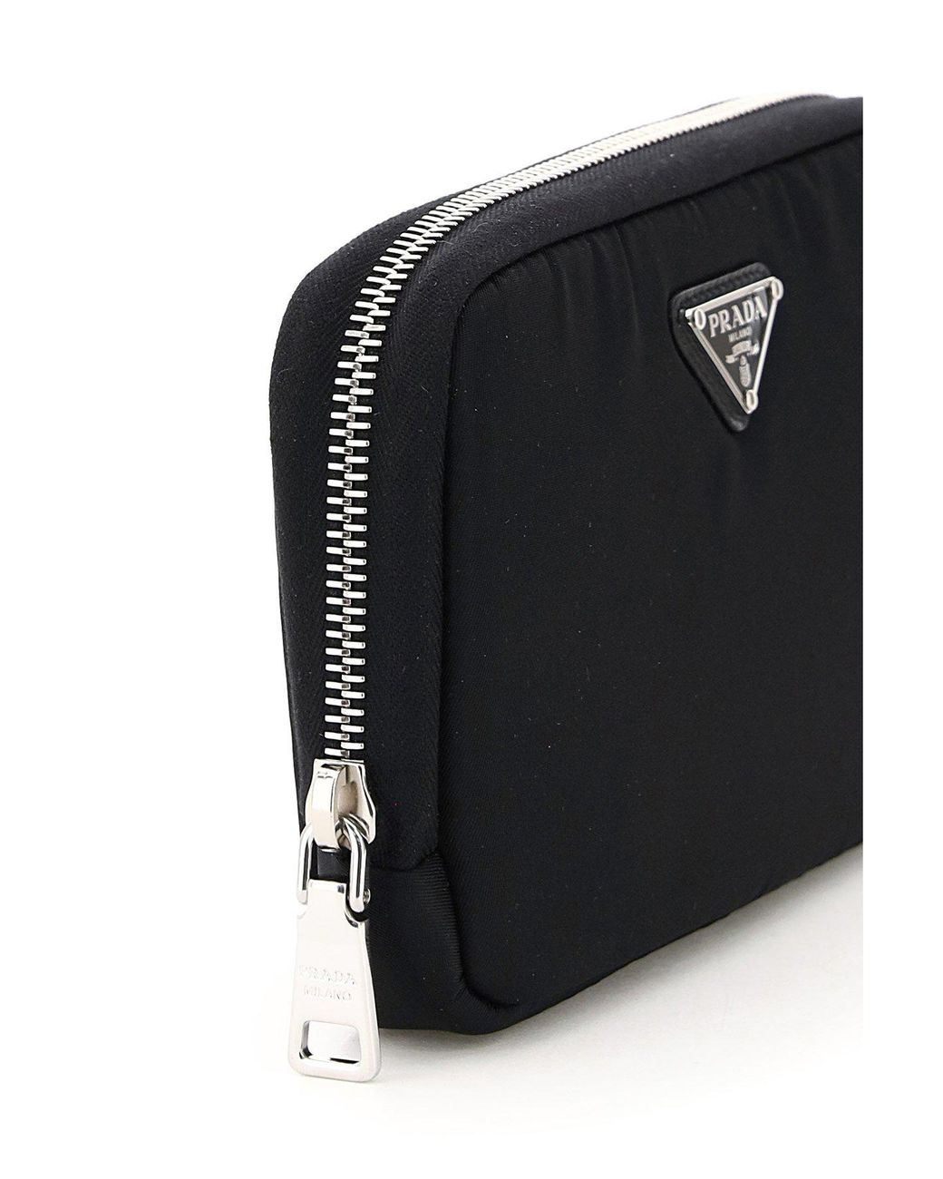 Prada re 2025 nylon wallet