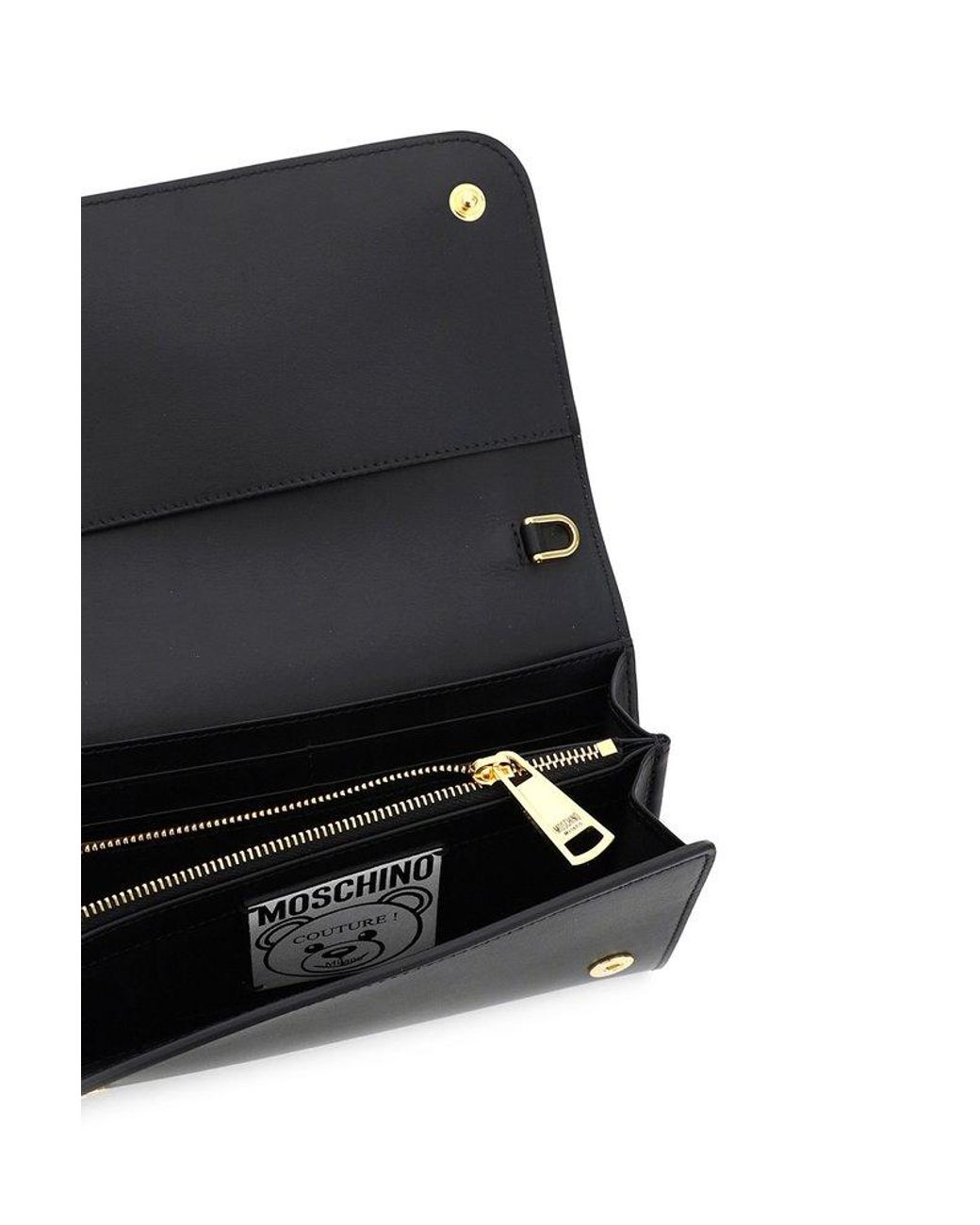 【MOSCHINO】タイミー クラッチ ナッパ Moschino Tie Me Nappa Clutch | Shop Online