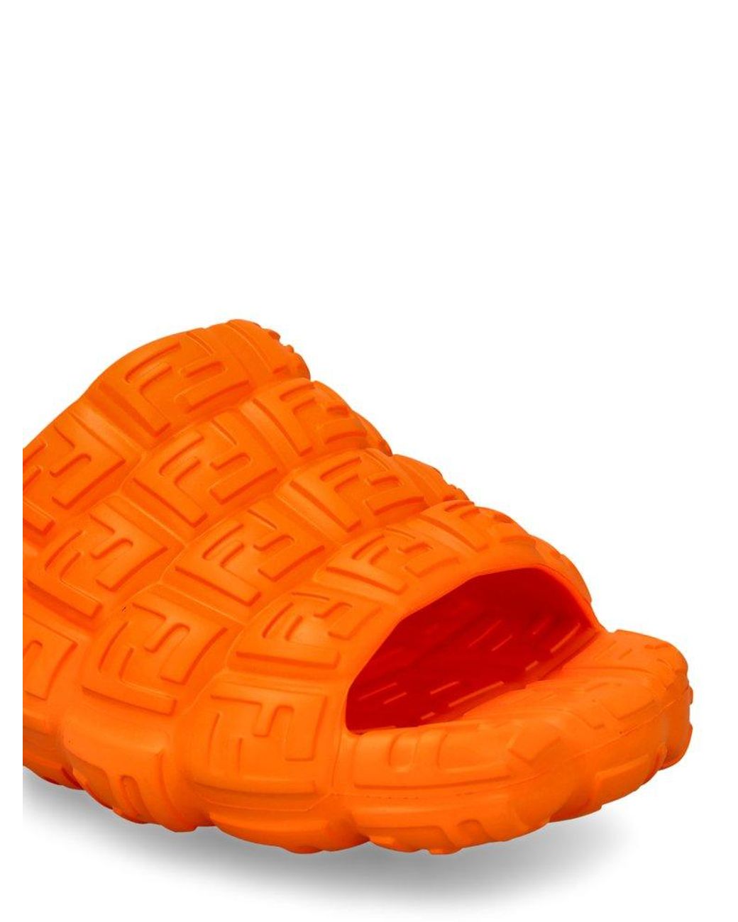 Fendi orange slides Clearance