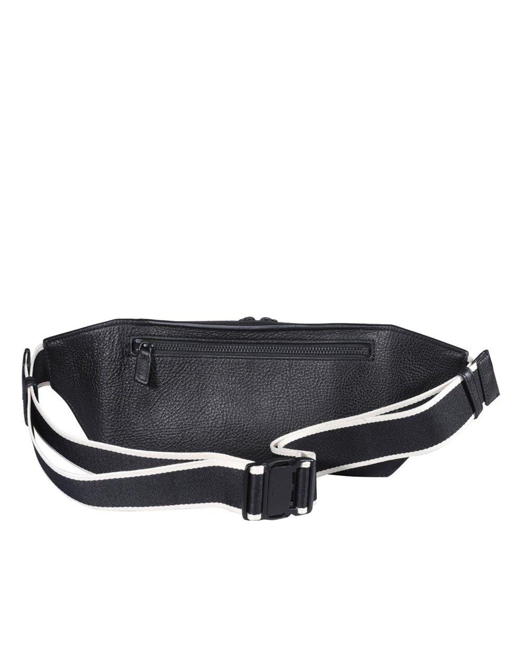 KENZO Paris Leather Belt Bag in Black for Men Lyst