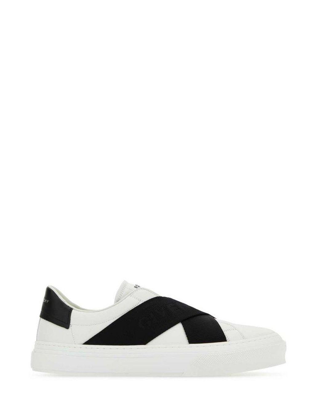 Givenchy City Sport Double Webbing Strap Sneakers in Black for Men | Lyst