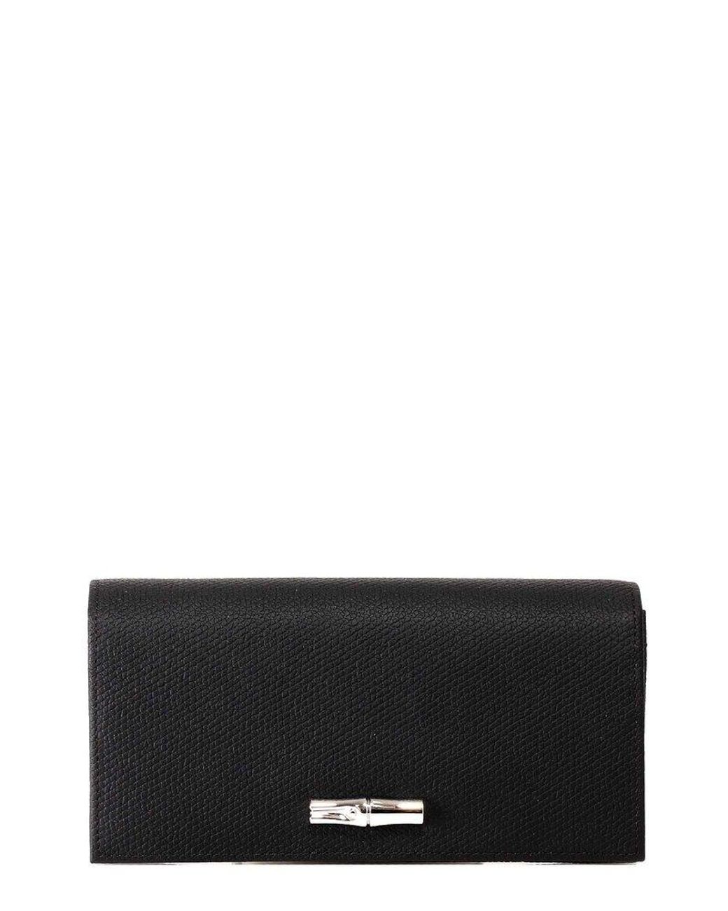 longchamp continental leather wallet