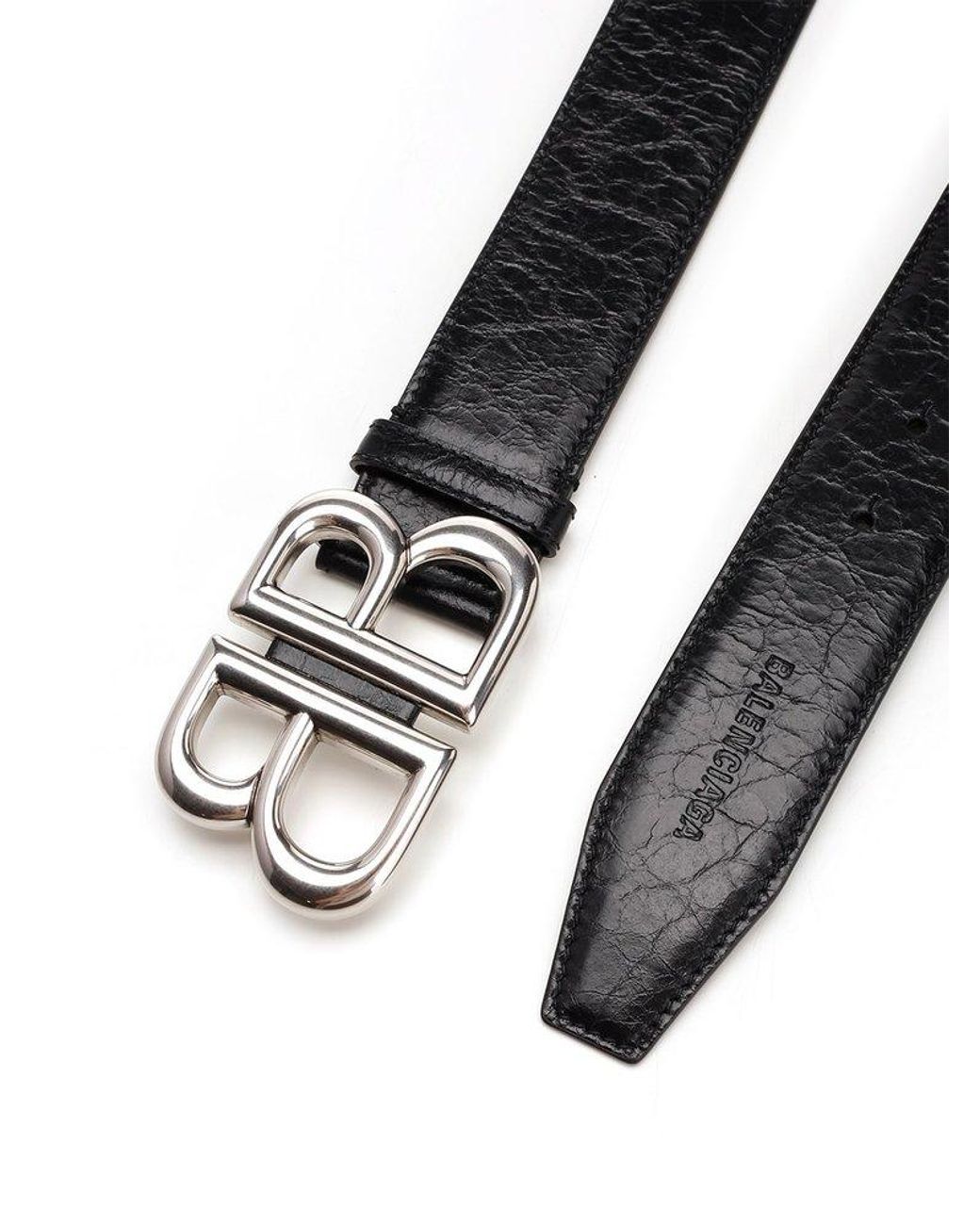 Balenciaga Belt Bb Logo Buckle Black
