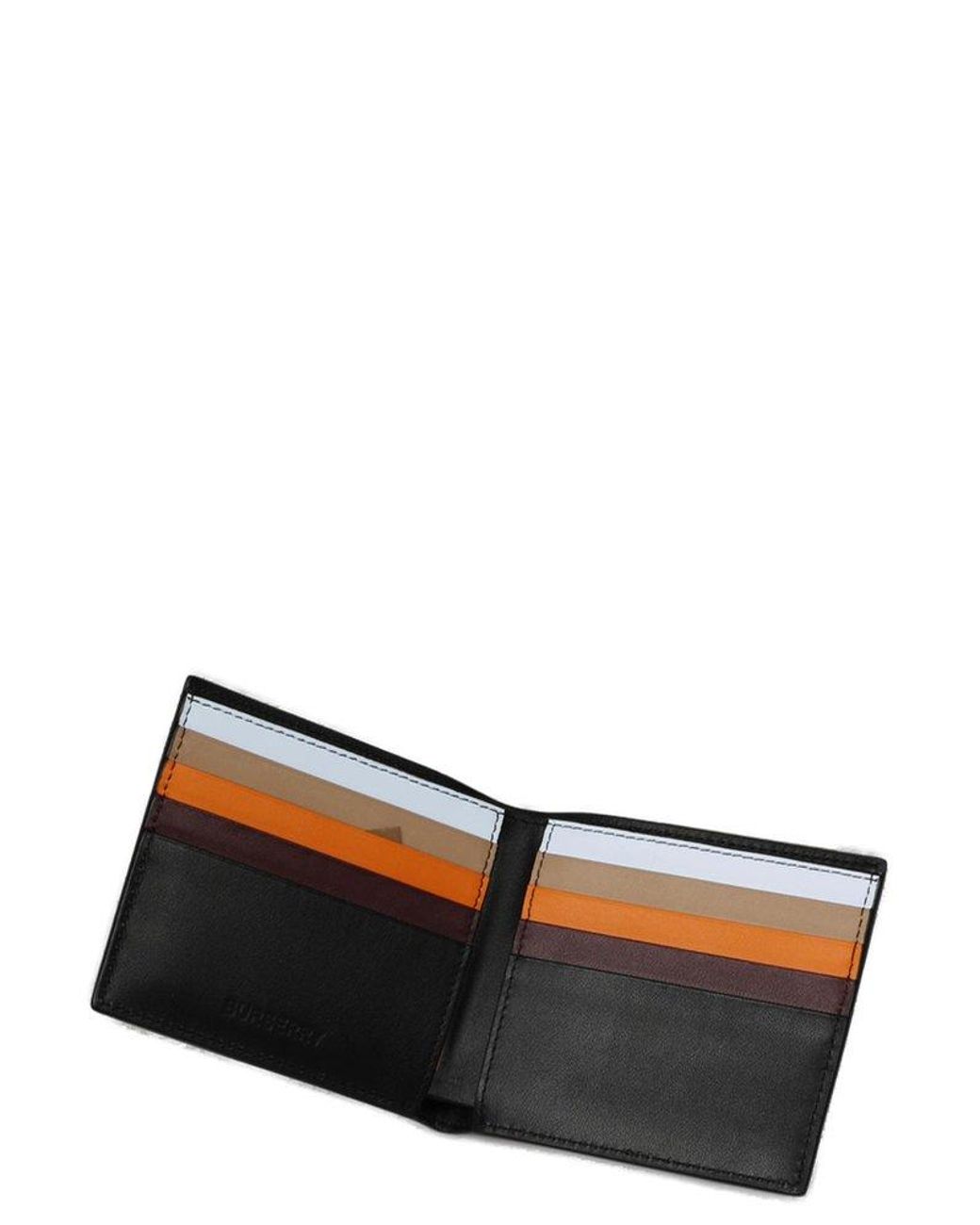 Burberry - colour block check bifold wallet - men - dstore online