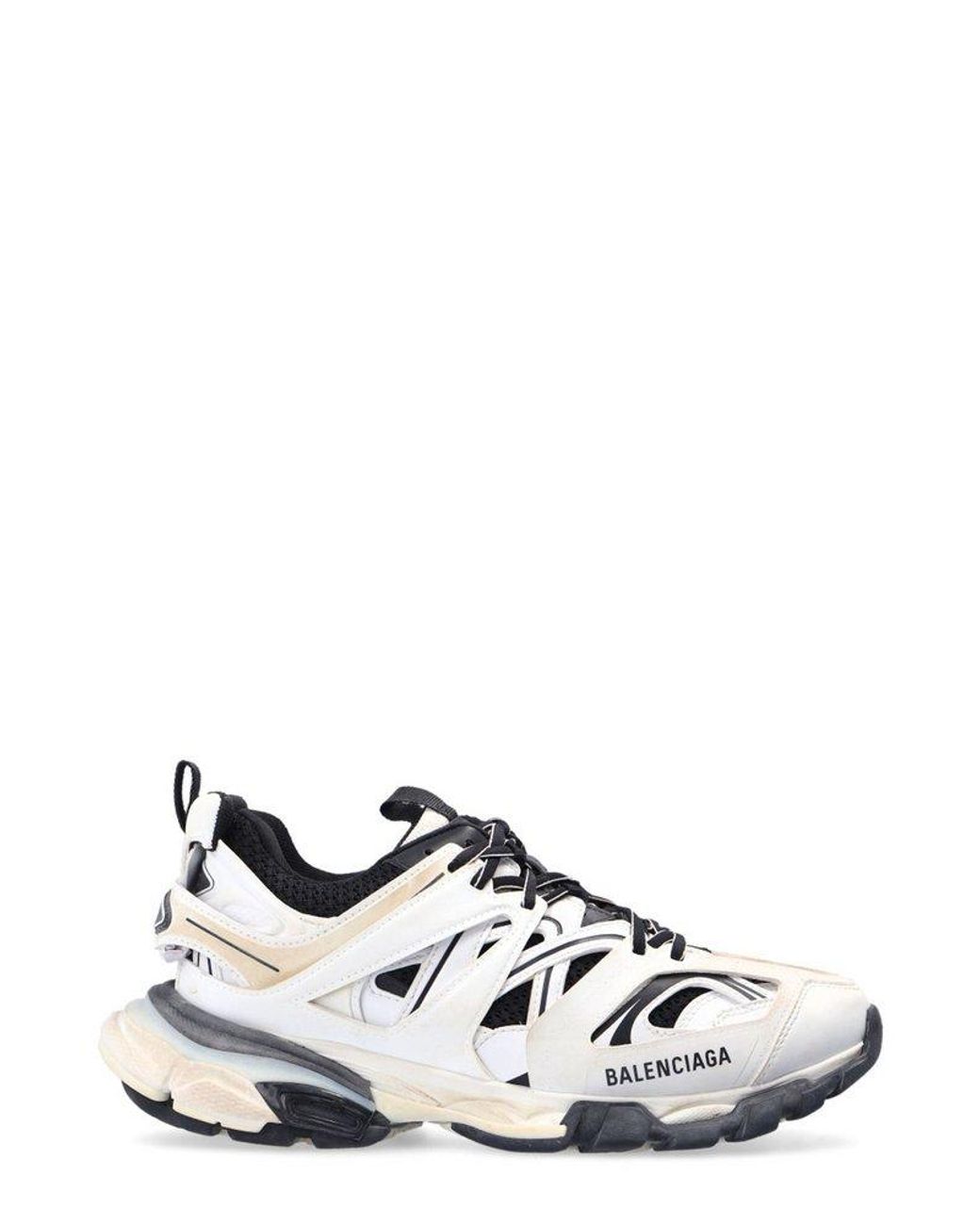 Balenciaga Track Worn Out Sneakers in White | Lyst