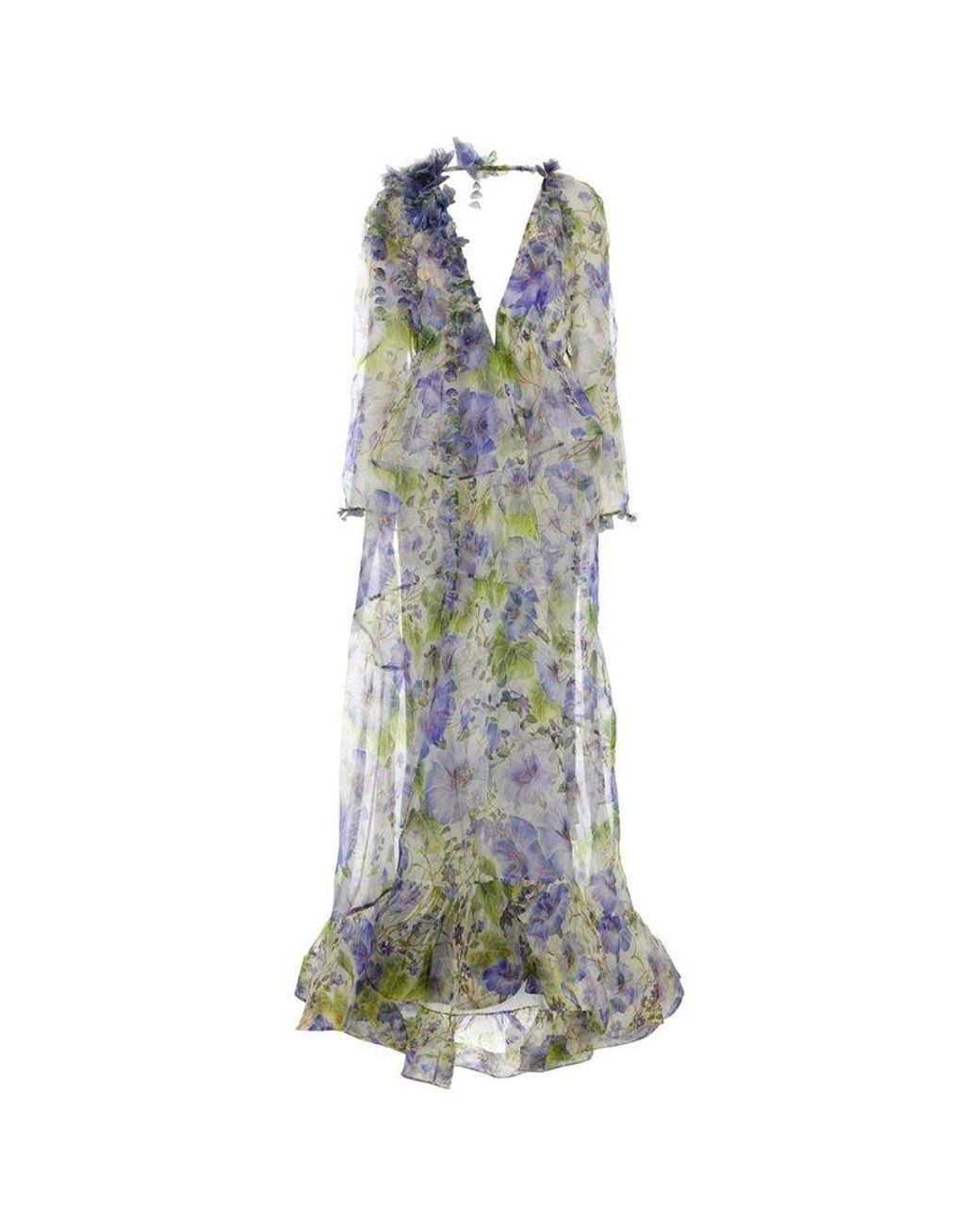 ワンピース Zimmermann DRESS (2929DSS254) Cascadian Asymmetric Dress Yellow Stripe Online | Zimmermann
