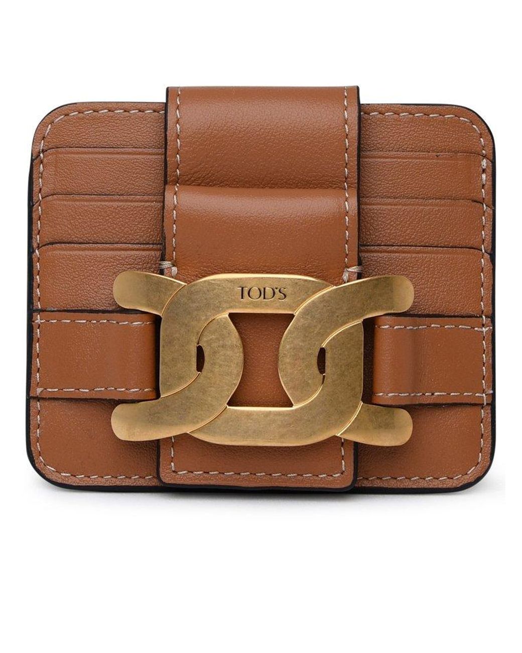 Tod's Kate Card Holder in Brown | Lyst