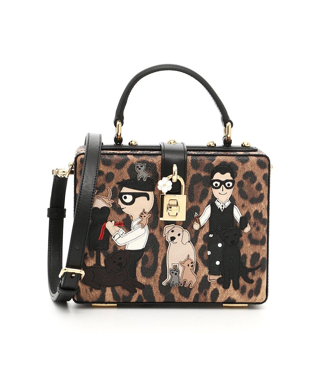 Dolce & Gabbana Leather bag Leopard print ref.108506 - Joli Closet