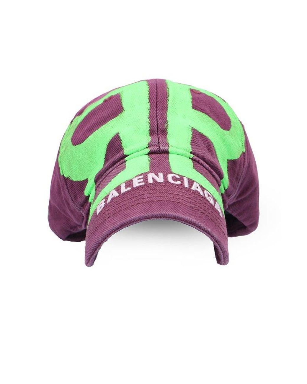 balenciaga purple hat