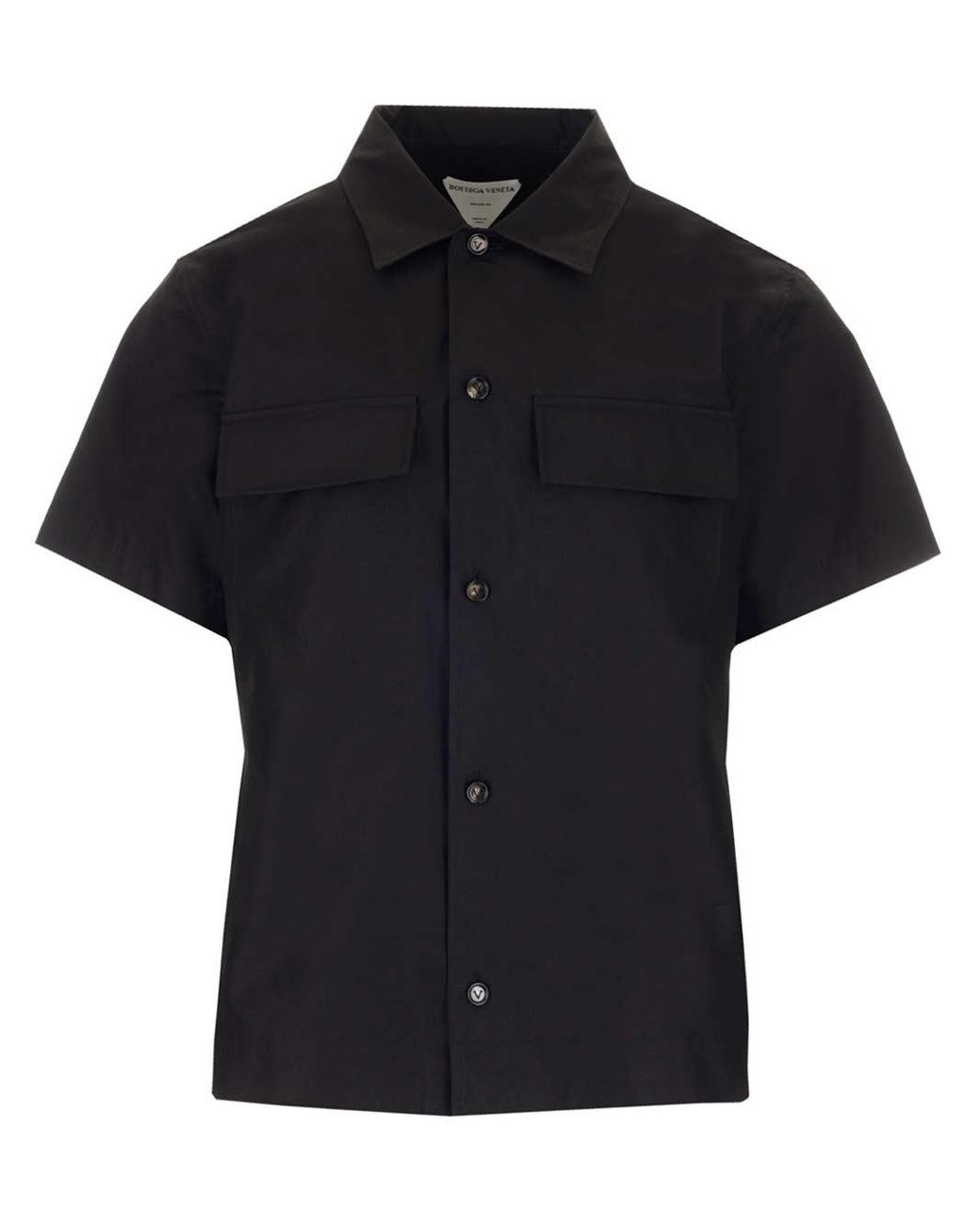 Bottega Veneta Cotton Men's 663512vkec01000 Black Other Materials Shirt ...