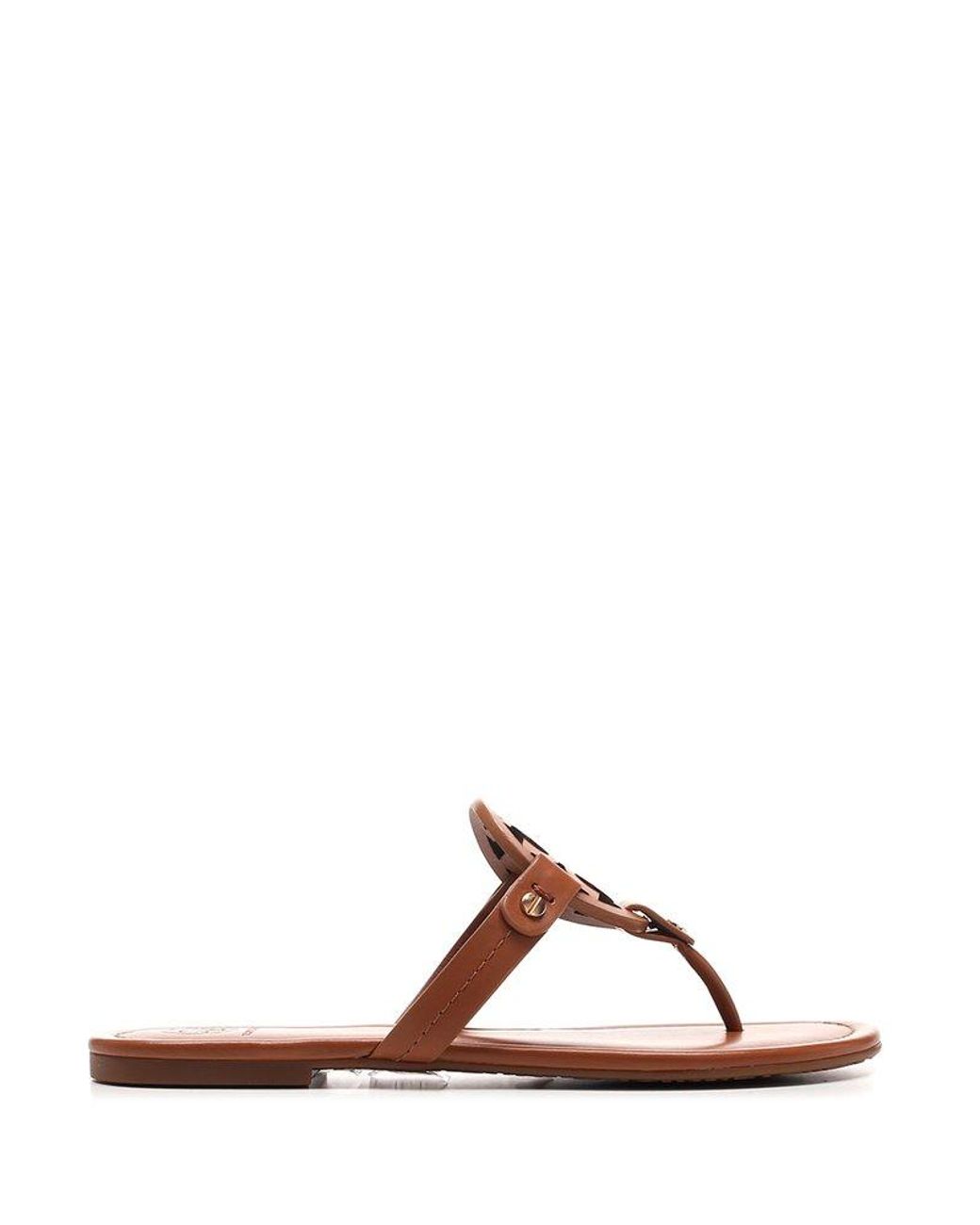 Tory Burch Miller Sandals in Brown | Lyst