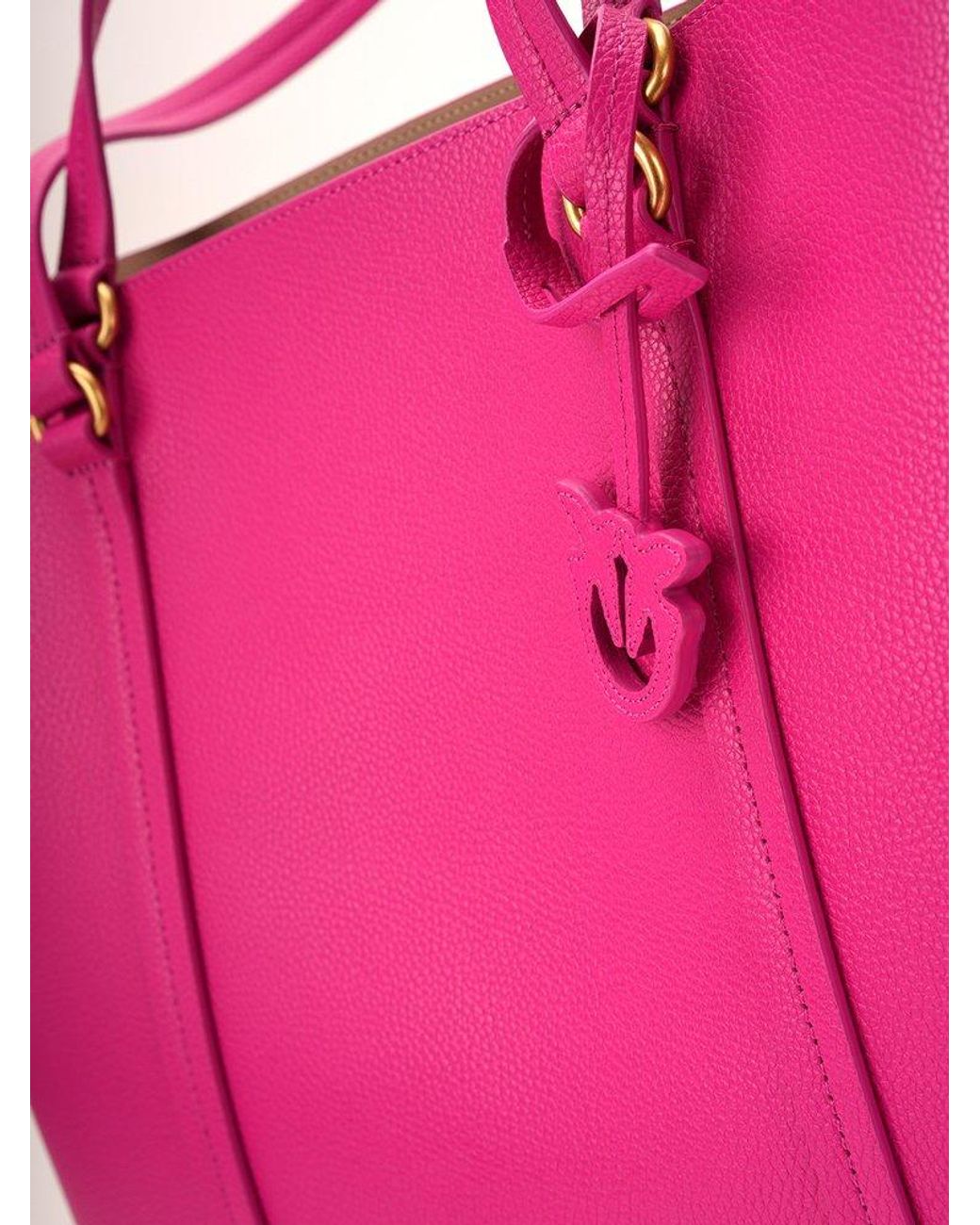 Pinko Carrie Big Shopping Bag in Pink | Lyst