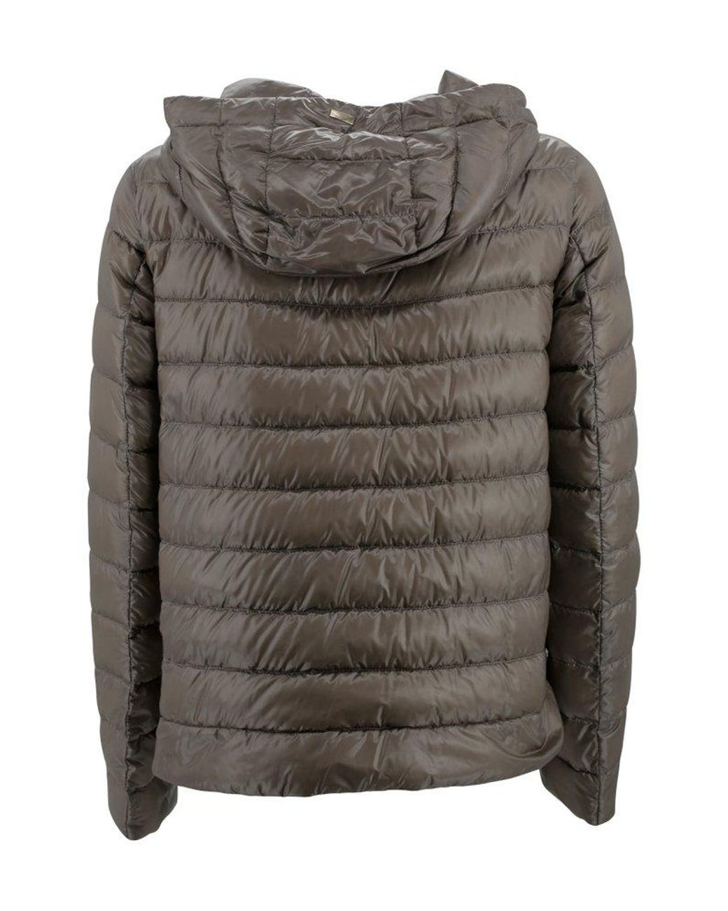 Herno Hooded Jacket in Black | Lyst