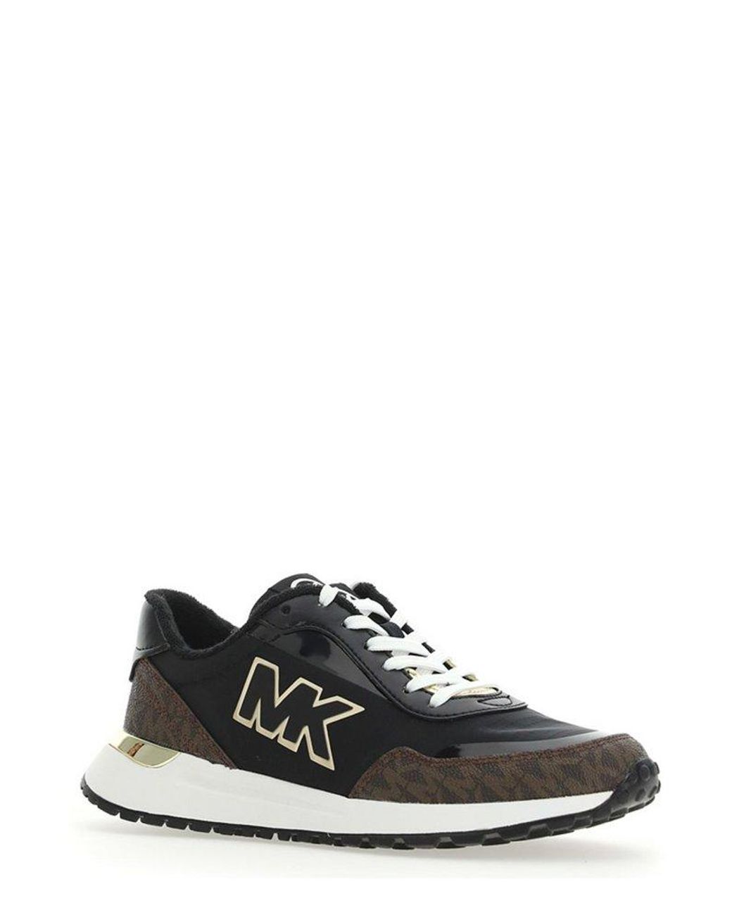 michael kors black and white trainers