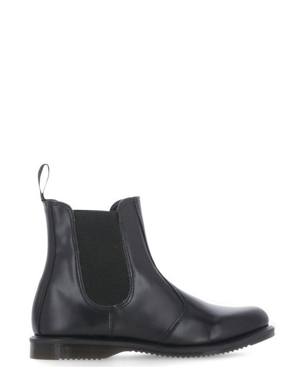 Dr. Martens Flora Smooth Chelsea Boots in Black for Men Lyst UK