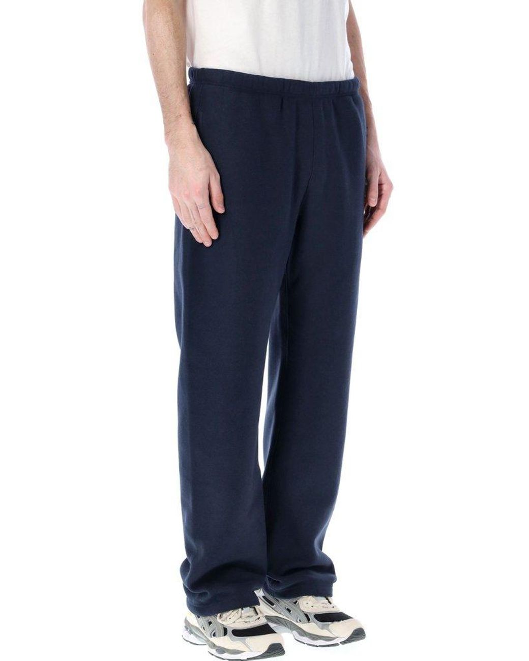 Champion Reverse Weave Straight Leg Sweatpants in Blue for Men Lyst UK