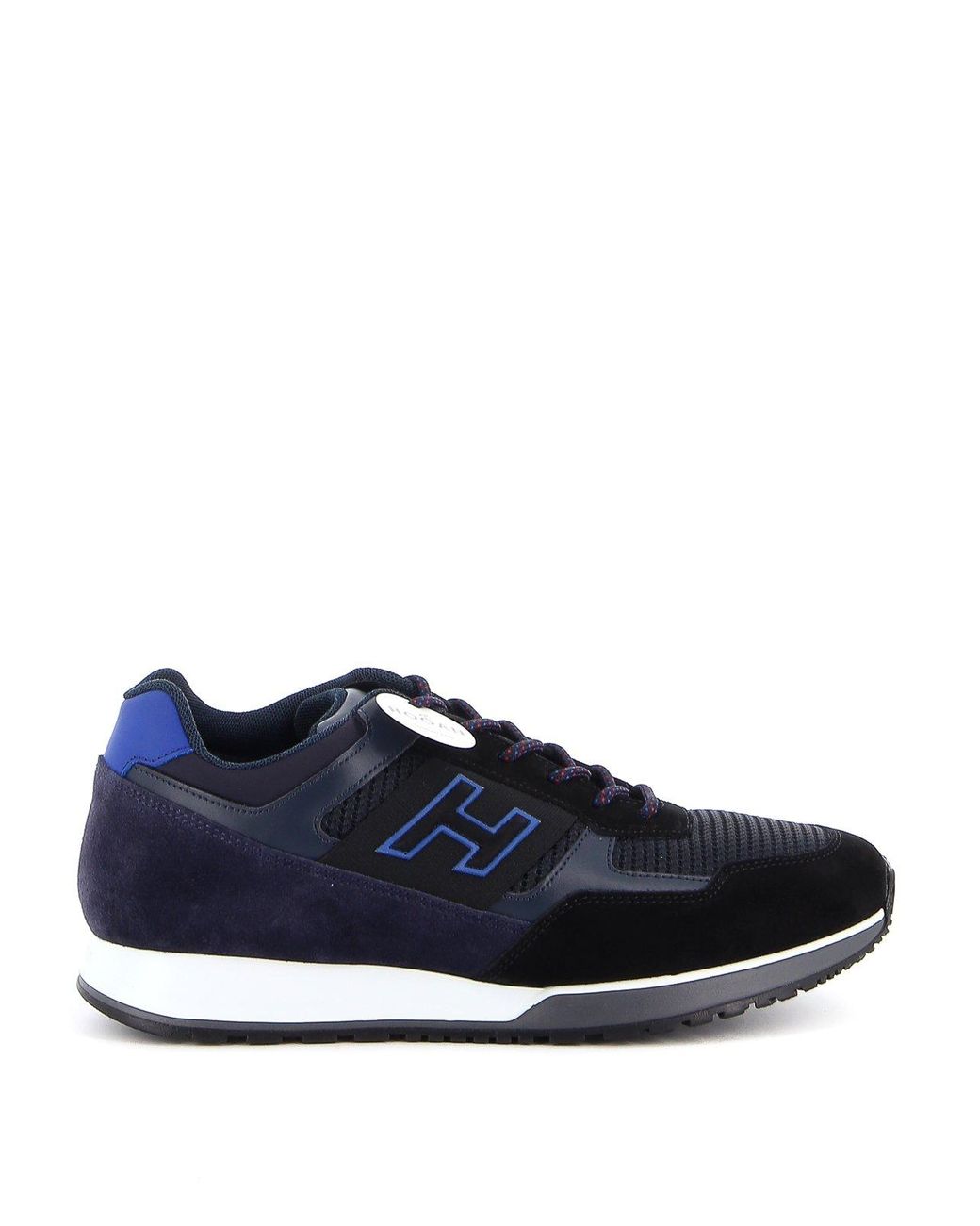 Hogan Leather H321 Low Top Sneakers in Blue for Men - Lyst