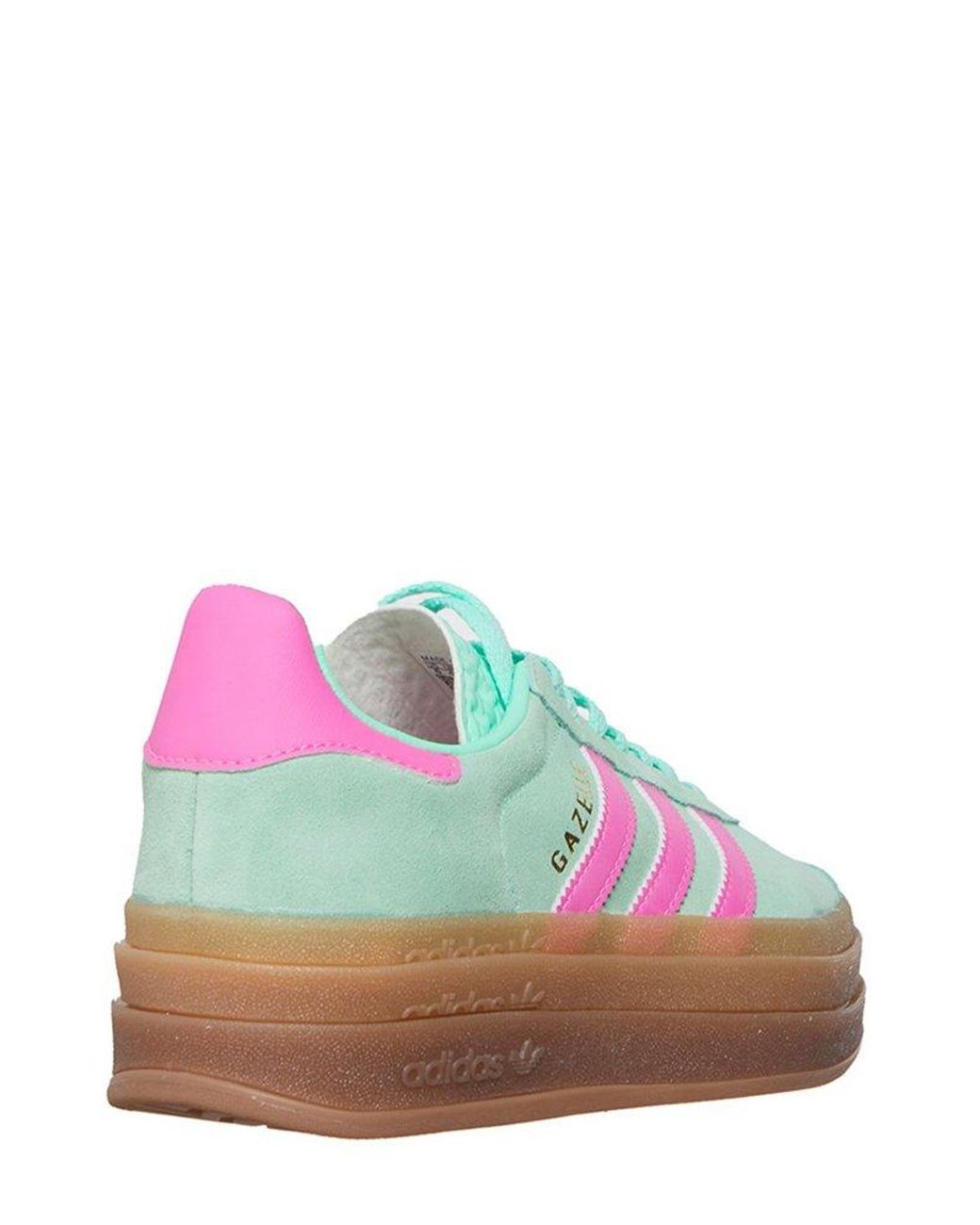 adidas Originals Gazelle Bold Lace-up Sneakers in Green | Lyst