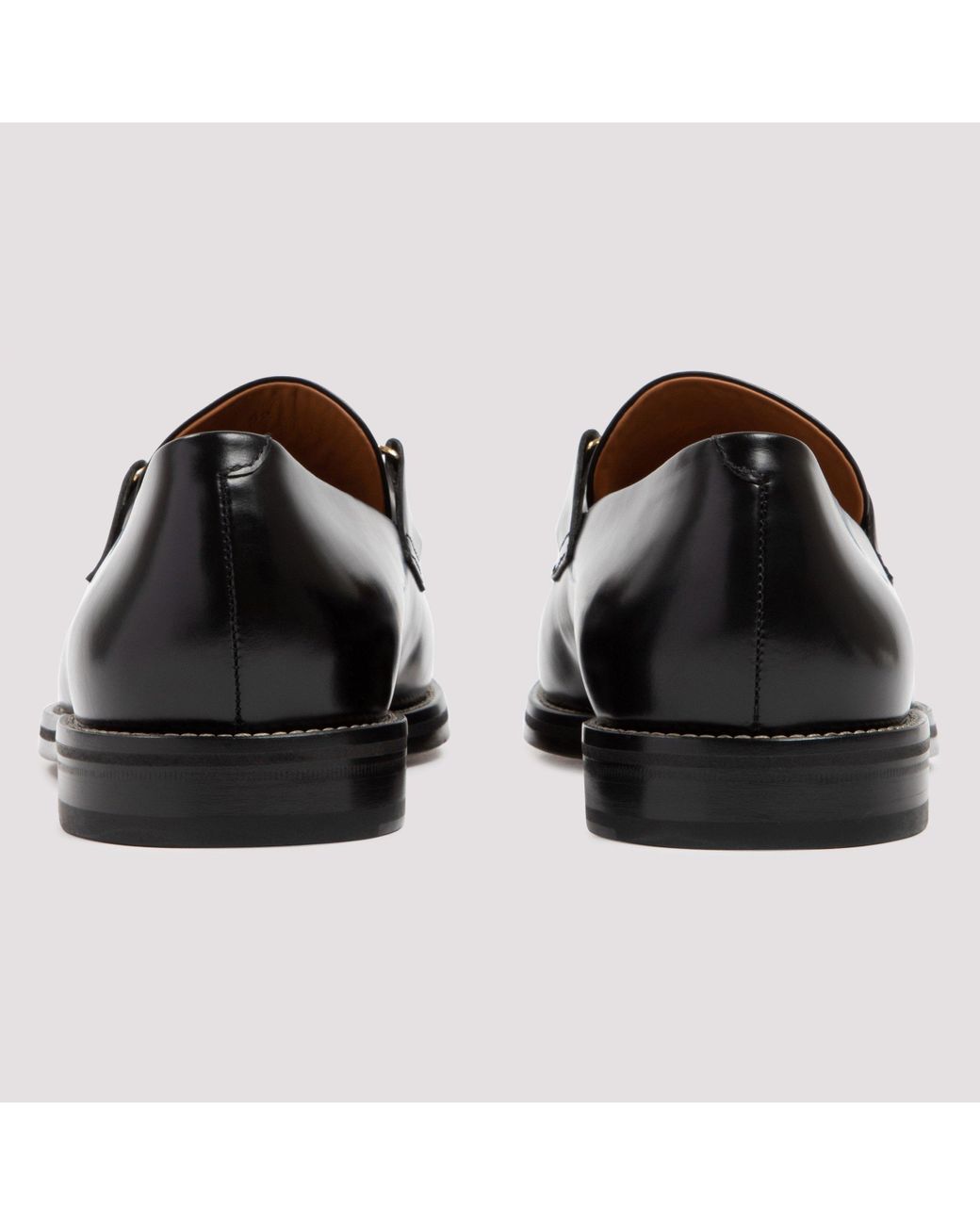 Lanvin penny-slot leather loafers - Black