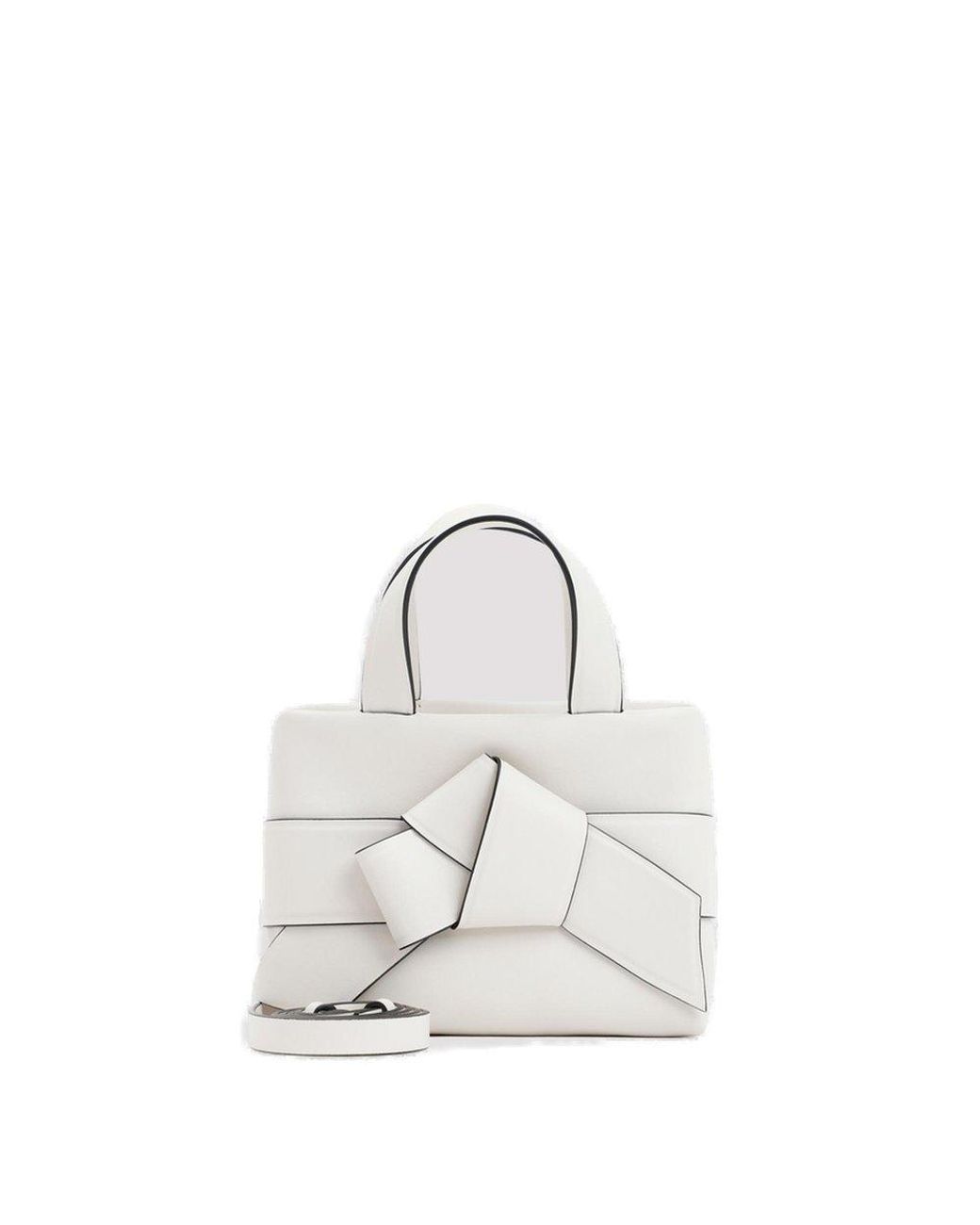 Acne Studios Musubi Micro Tote Bag in White | Lyst