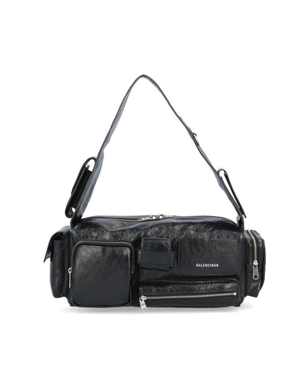Balenciaga Superbusy Small Sling Bag in Black for Men | Lyst