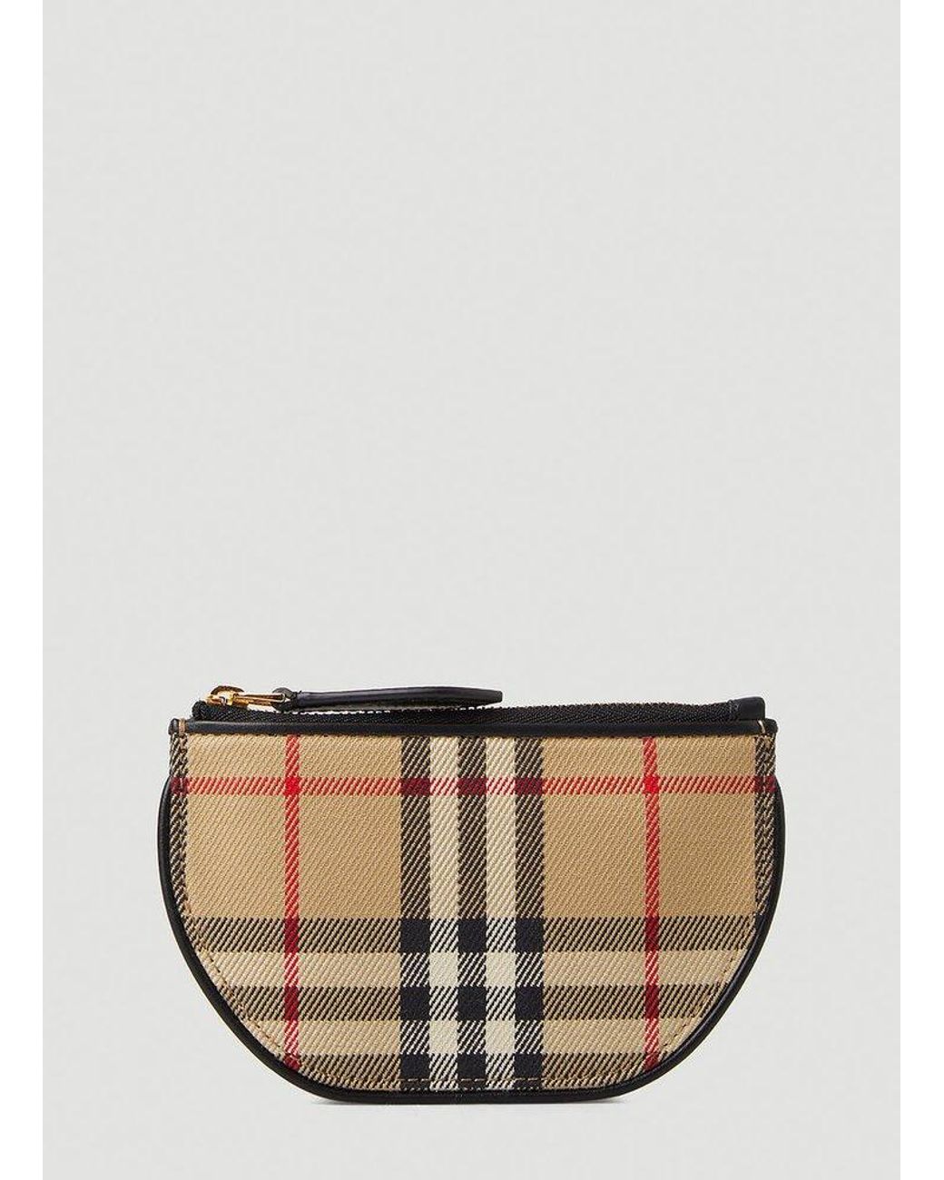 Burberry Vintage Check Olympia Zipped Coin Case | Lyst