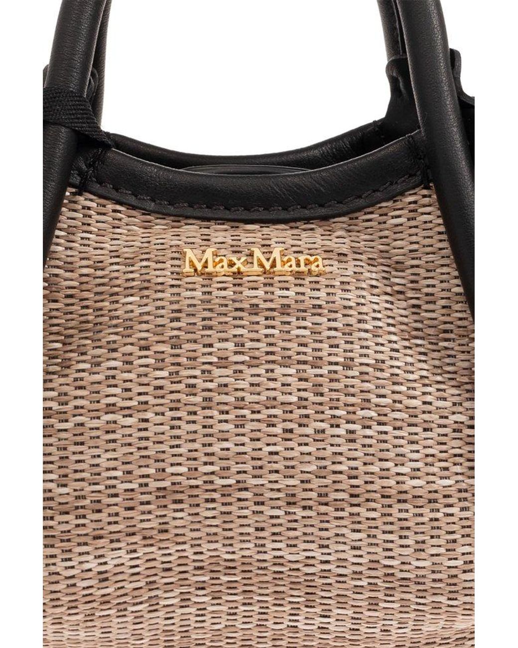 MAX MARA マリン XXS ロゴ プレート ショルダー バッグ MAX MARA マリン XXS ロゴ プレート ショルダー バッグ