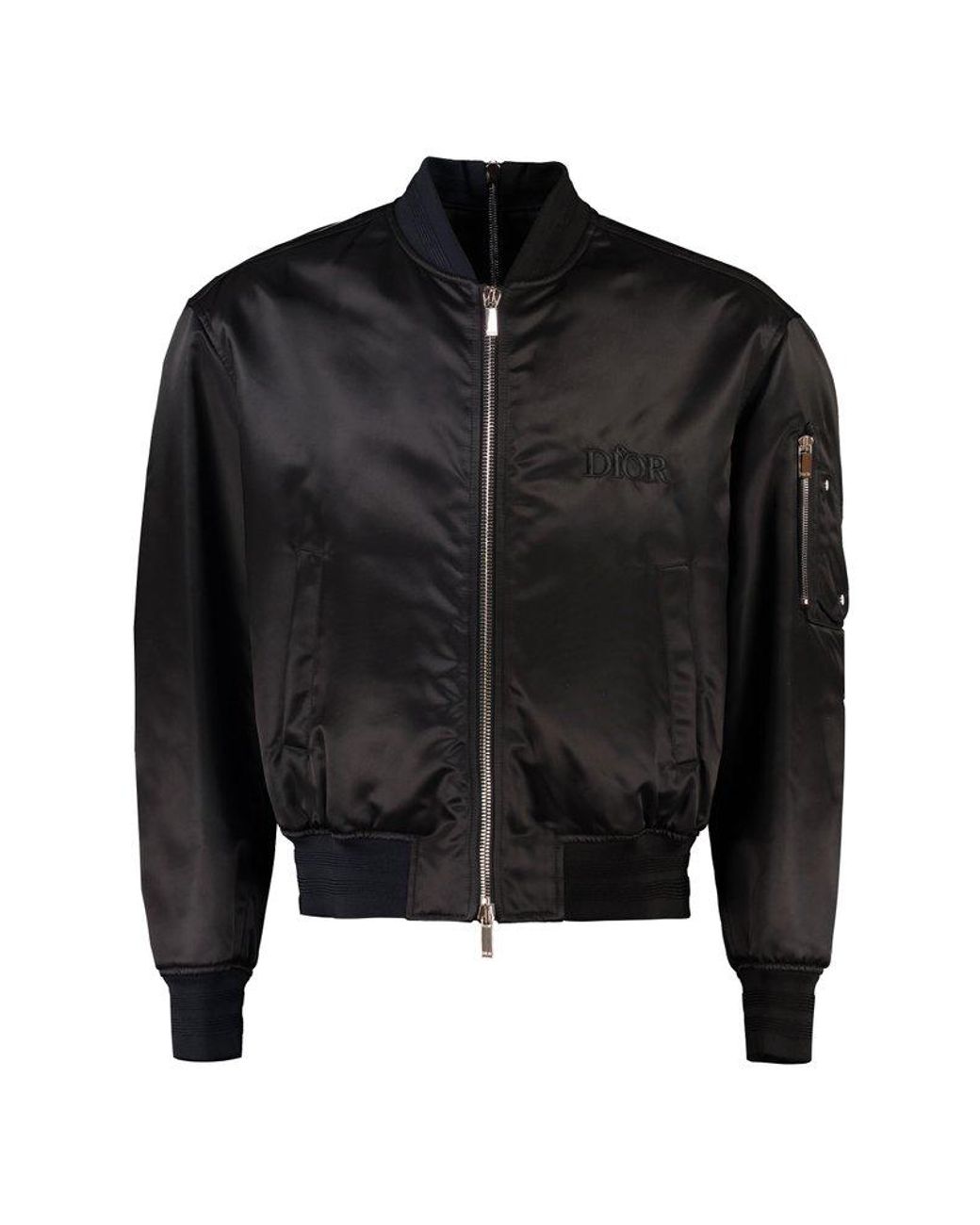 Dior And Judy Blame Embroidered Bomber Jacket in Black for Men | Lyst