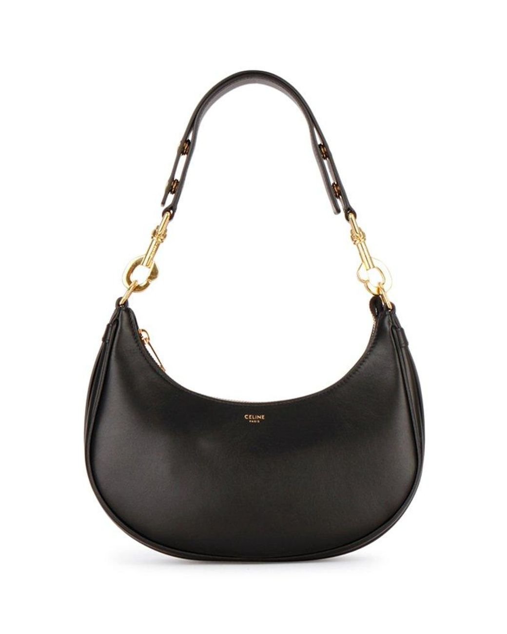 Celine Ava Medium Shoulder Bag in Black | Lyst