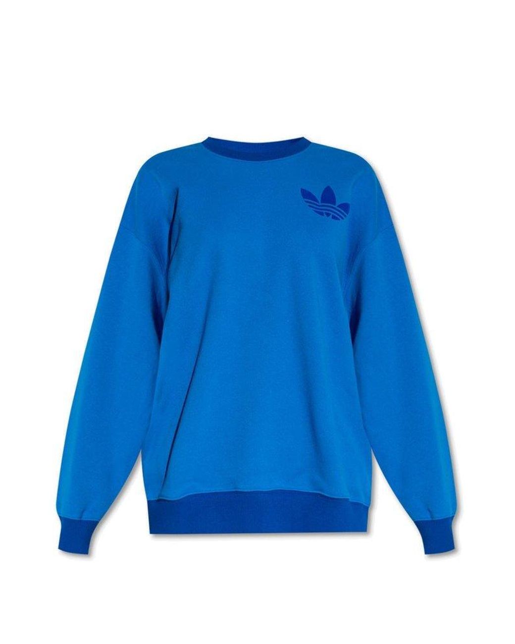 adidas Originals Oversize Sweatshirt in Blue | Lyst
