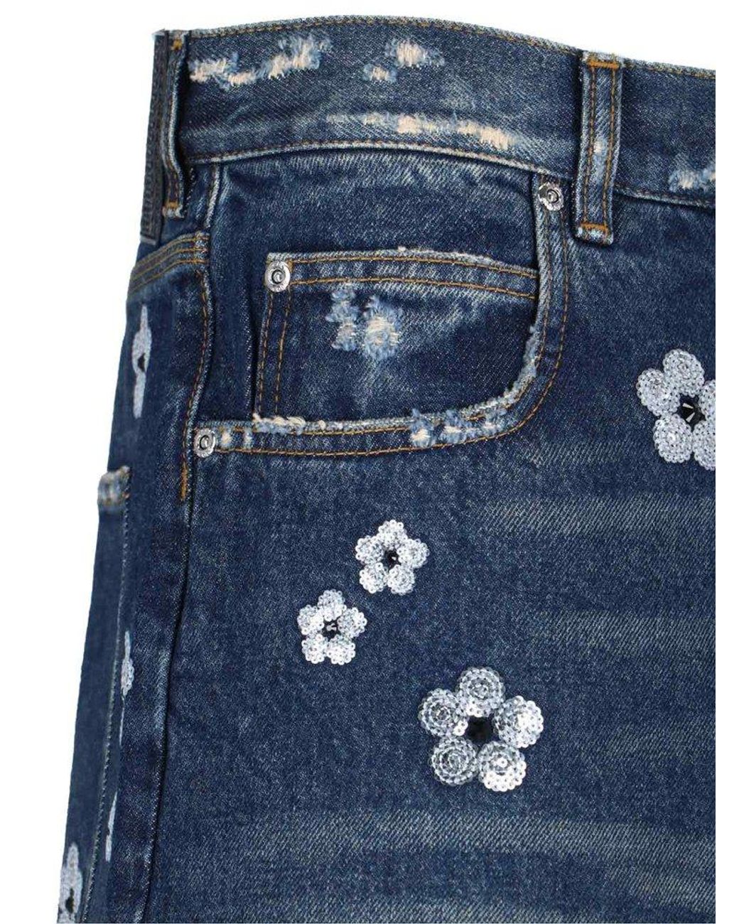 Marc Jacobs Daisy Denim Shorts in Blue | Lyst Australia
