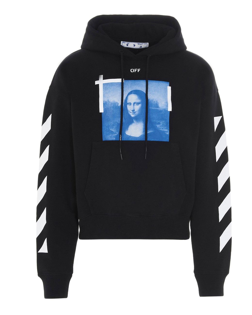 Off-White c/o Virgil Abloh Mona Lisa Print Sweatshirt in Black for Men |  Lyst