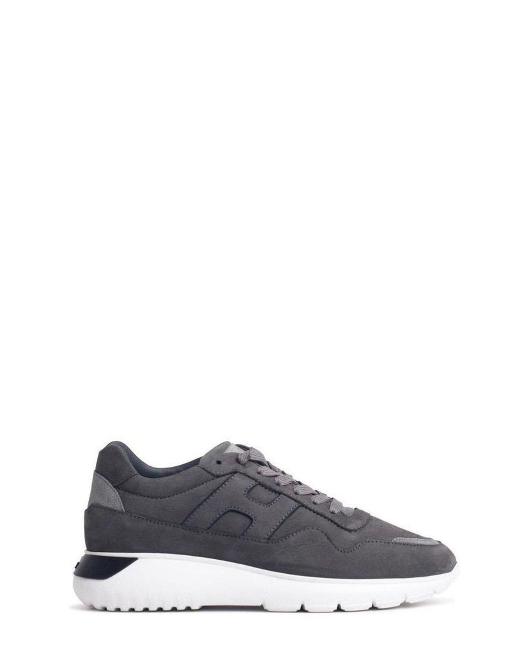 Hogan Interactive 3 Lace up Sneakers in Gray for Men Lyst