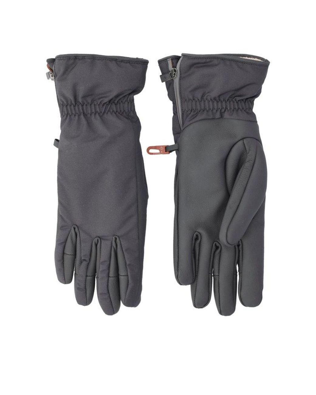 Loro Piana Icer Ski Gloves in Gray Lyst