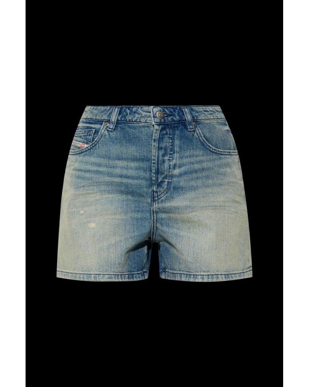 ショートパンツ DE-JIRO SHORTS DIESEL De-Jiro Denim Shorts in Black | Lyst