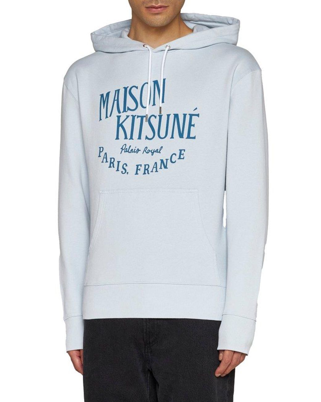【送料&関税込】Maison KitsunAC Logo Print Hoodie Khaki Maison Kitsune Fox Head Hoodie Grey | Mainline Menswear
