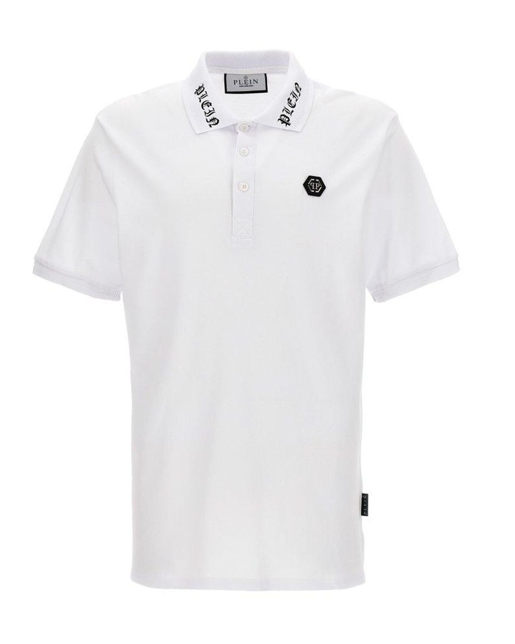 Philipp Plein Gothic Plein T-shirt in White for Men | Lyst Australia